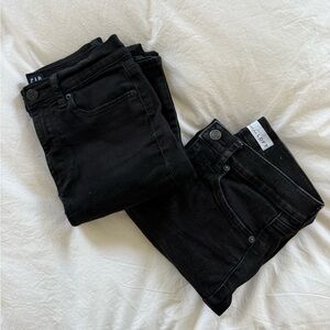 Set of Black Skinny Denim